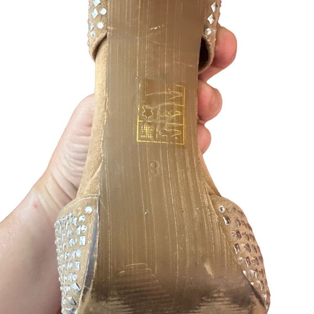 Jeffrey Campbell nude and crystal heels - size 8 - Picture 3 of 7